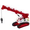 LEAN TOYS Vikšrinis kranas su besisukančia kabina, šviesomis, garsu, metaliniu kabliu – 1:14 mastelio RC statybinė transporto priemonė