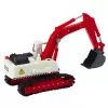 LEAN TOYS Metal Crawler Excavator su pasukamuoju kaušu, kabina, šviesomis ir garsais