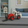 LEAN TOYS Šakinis krautuvas su metalinėmis šakėmis, reguliuojamomis lemputėmis ir garsais