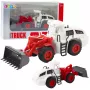 LEAN TOYS Statybinė mašina Ekskavatorius Buldozeris Judantis metalinis kaušas Šviesos Garsai