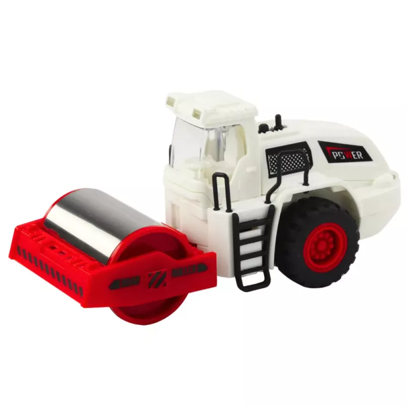 LEAN TOYS Road Roller Construction Metal Rotating Roller Lights Sounds