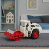 LEAN TOYS Road Roller Construction Metal Rotating Roller Lights Sounds