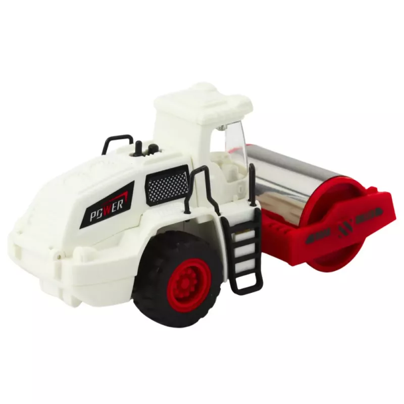 LEAN TOYS Road Roller Construction Metal Rotating Roller Lights Sounds