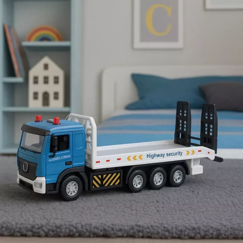 LEAN TOYS Transport Truck Tow Truck Moving Platform Lights Sounds