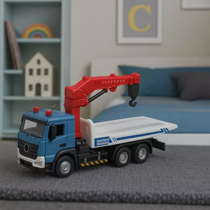 LEAN TOYS vilkikas su metaline kabina, šviesomis ir garsais