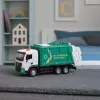 LEAN TOYS Šiukšliavežis Vaikams Metalinė Kabina Konteineris Šviesos Garsai Žalias
