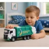 LEAN TOYS Šiukšliavežis Vaikams Metalinė Kabina Konteineris Šviesos Garsai Žalias