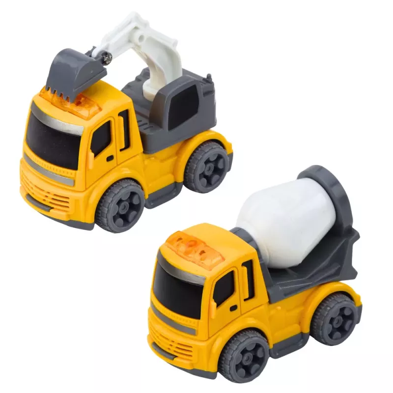 LEAN TOYS Rinkinys: Šviesoforai, Greičio matuoklis, Kilimėlis, Statybinės mašinos, Šviesos ir garsai