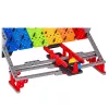 LEAN TOYS Rainbow Board Blocks Ball Track Slide Ball Catching Game 477 pcs.