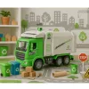 LEAN TOYS Šiukšliavežis Miesto Šviesos Garsai Žalias