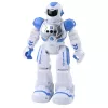 LEAN TOYS nuotolinio valdymo edukacinis robotas RC kalbantis šokantis šviesos garsai mėlyna