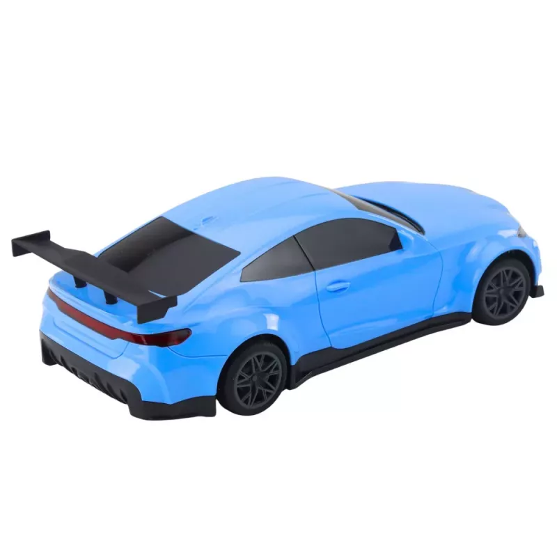 LEAN TOYS elektrinis sportinis automobilis nuotolinio valdymo įkrovimo stotelė mėlyna