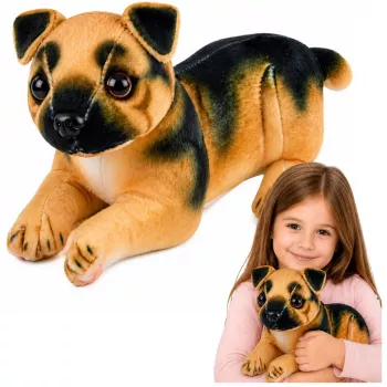 LEAN TOYS Pliušinis šuo Vokiečių aviganis 25 cm