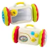 LEAN TOYS Escape Mirror Interaktyvus Lavinantis Žaislas Kūdikiams Barškutis