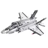 LEAN TOYS F-35 Lightning II Fighter Plane Construction Bricks Gray 1490 pcs.