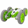 LEAN TOYS nuotoliniu valdymu stunto automobilis RC šviesos dūmai drift 360° žalias