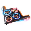 LEAN TOYS RC nuotoliniu valdymu valdomas dronas skraidantis kvadrokopteris su LED lemputėmis ir programėlės valdymu
