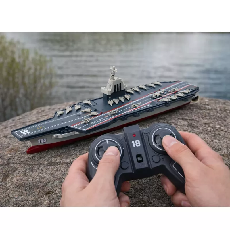 LEAN TOYS nuotoliniu valdymu karinis lėktuvnešis RC laivas 1:1000