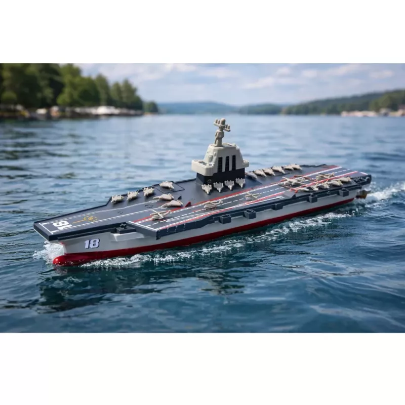 LEAN TOYS nuotoliniu valdymu karinis lėktuvnešis RC laivas 1:1000