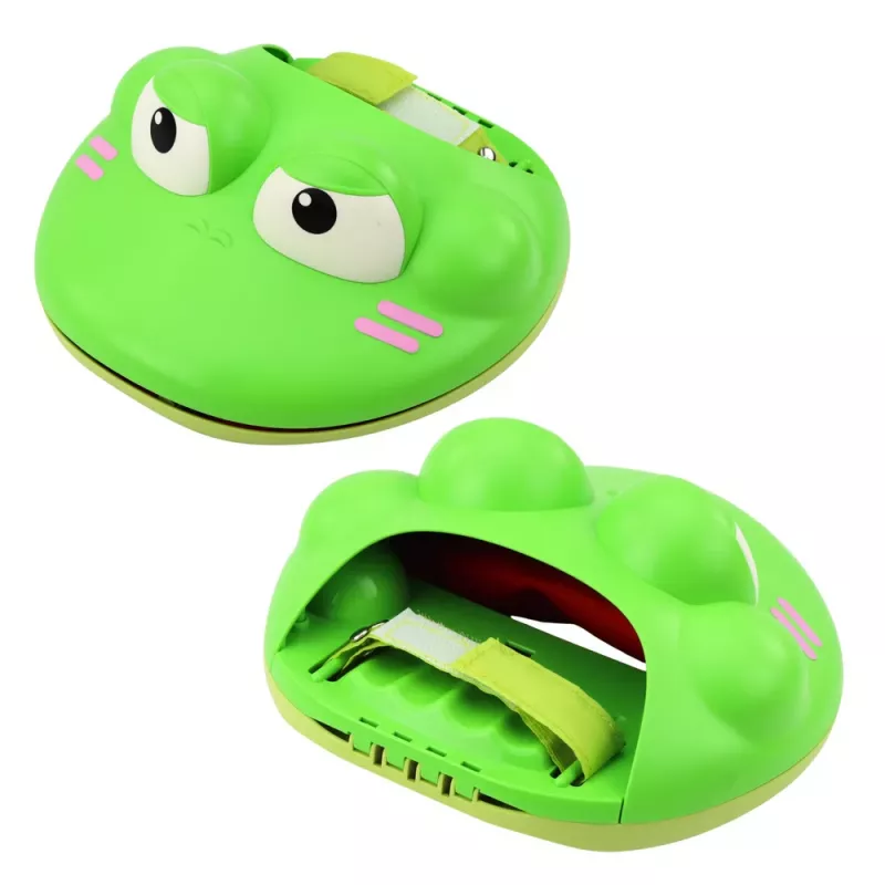 LEAN TOYS Frog Ball Catchers Launchers Arcade Sports Game For Kids