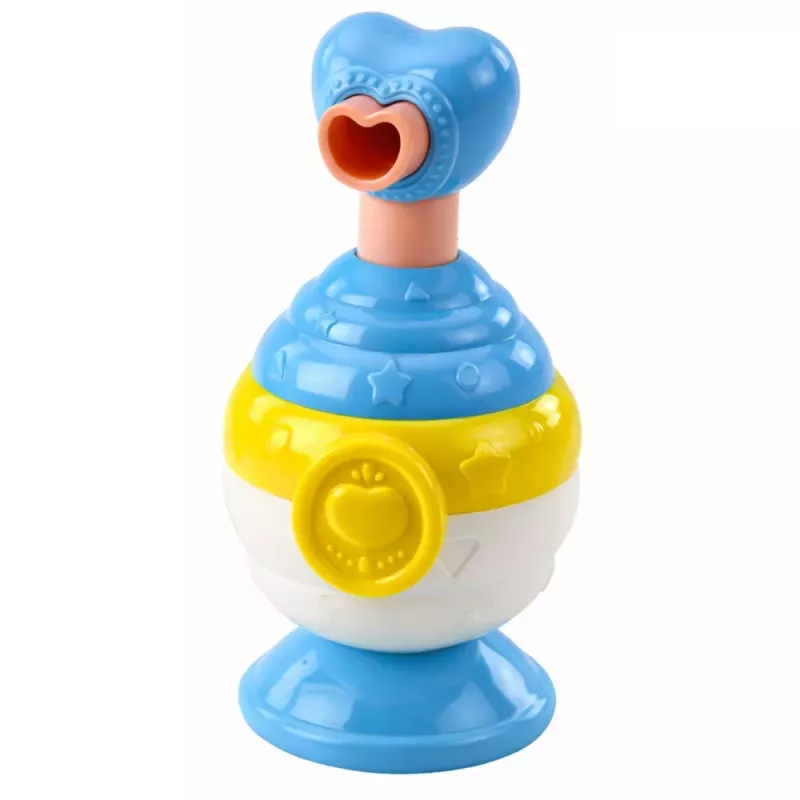 LEAN TOYS vonios žaislų rinkinys Anties muilo dozatorius puodelis mėlynas