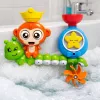 LEAN TOYS Voniai Skirtas Žaislas Beždžionė Vikšras Puodeliai Su Siurbtukais