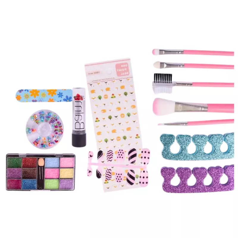 LEAN TOYS Beauty Set Kosmetinė su reguliuojamais pertvaromis