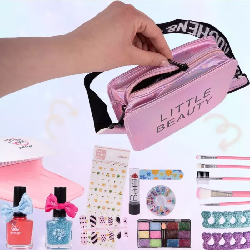 LEAN TOYS Beauty Set Kosmetinė su reguliuojamais pertvaromis