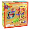 LEAN TOYS Krokodilo automobilių čiuožykla-balanso takelis 5 lygiai