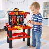 LEAN TOYS Vaikų dirbtuvės DIY stalas su įrankiais ir aksesuarais 70 cm