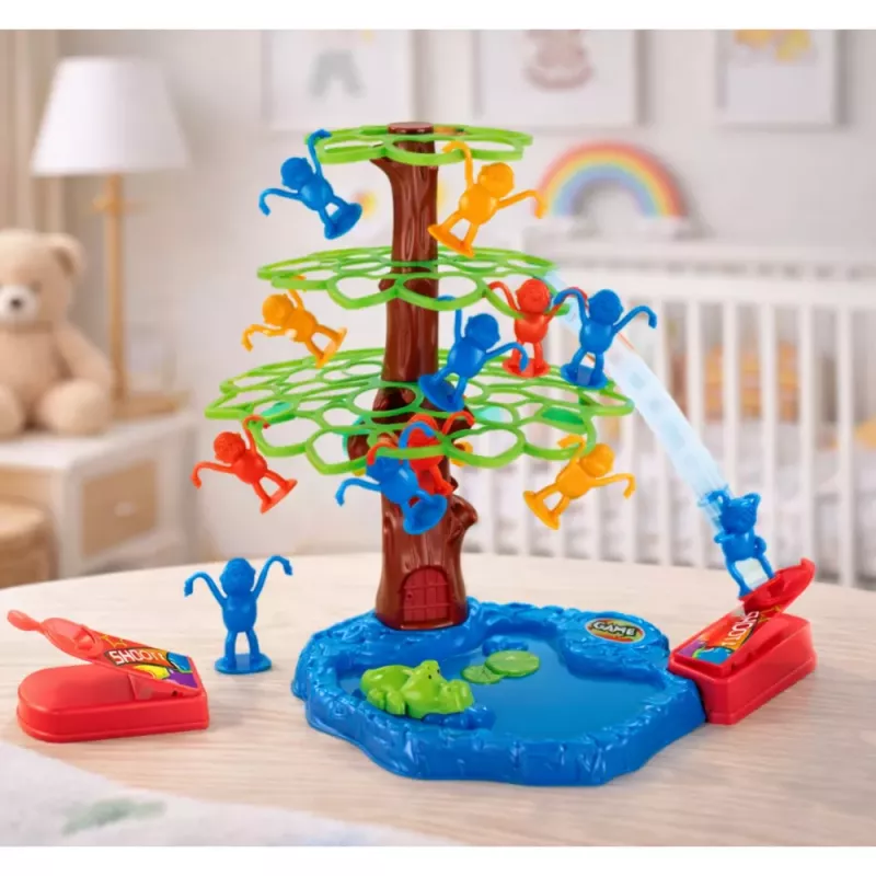 LEAN TOYS Jumping Monkeys Tree Lake Family Arcade Game