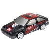LEAN TOYS RC Coupe nuotoliniu valdymu dreifinis automobilis su keičiamais ratais juodas 1:24