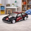 LEAN TOYS RC Coupe nuotoliniu valdymu dreifinis automobilis su keičiamais ratais juodas 1:24