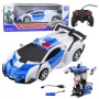 LEAN TOYS Auto Robot 2in1 Policijos nuotoliniu būdu valdomas automobilis RC 1:18