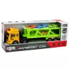 LEAN TOYS Lora Transport Truck With Cars Lights Sounds Green