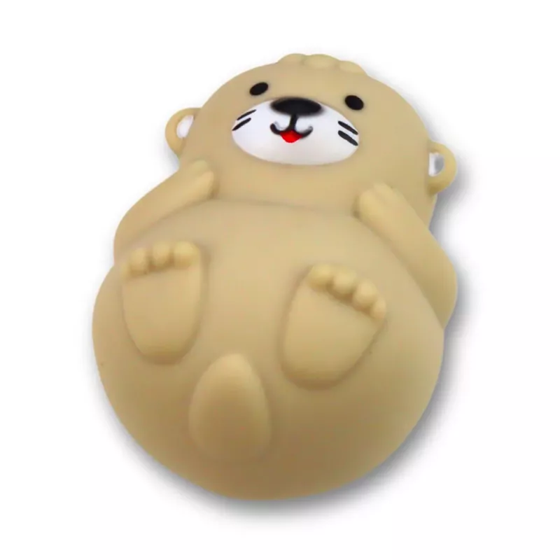 LEAN TOYS vonios žaislų rinkinys Žvejyba guminiai gyvūnėliai pastelinis sietelis 4 vnt.