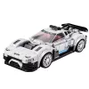 LEAN TOYS Construction Bricks Racing Car Robot 2in1 White 320 pcs.