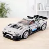 LEAN TOYS Construction Bricks Racing Car Robot 2in1 White 320 pcs.