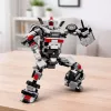 LEAN TOYS Construction Bricks Racing Car Robot 2in1 White 320 pcs.