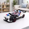 LEAN TOYS Construction Bricks Sports Car Robot 2in1 White 320 pcs