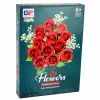 LEAN TOYS Construction Blocks Flower Bouquet Red Roses Gypsophila 952 pcs.