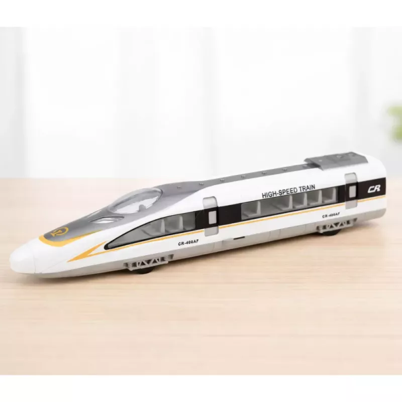LEAN TOYS High Speed Express Train Opening Doors Motorized Lights Sounds