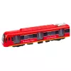 LEAN TOYS Metro Train City Express Atidaromos durys Šviesos Garsai Raudonas