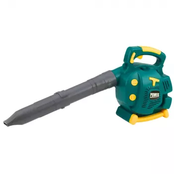 LEAN TOYS Sodo lapų pūstuvas vaikams, pučia garsus, žalias