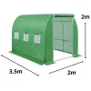 LEAN Šiltnamis daržovėms, žali UV langai, 3,5x2x2 m, 7 m²