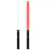 LEAN TOYS LED šviesos kardas su garsais, metaline rankena, 75 cm