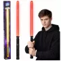 LEAN TOYS LED šviesos kardas su garsais, metaline rankena, 75 cm