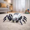 LEAN TOYS RC nuotoliniu valdymu valdomas voras robotas su dūmų efektu, šviesomis, garsais