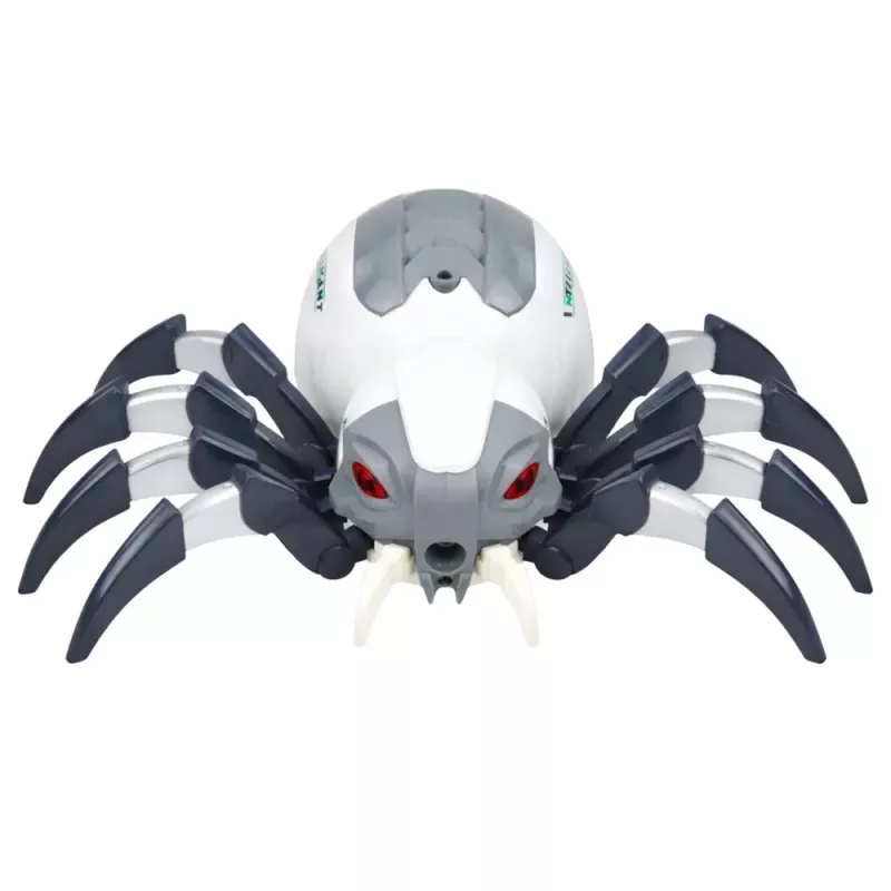 LEAN TOYS RC nuotoliniu valdymu valdomas voras robotas su dūmų efektu, šviesomis, garsais