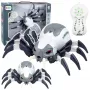 LEAN TOYS RC nuotoliniu valdymu valdomas voras robotas su dūmų efektu, šviesomis, garsais